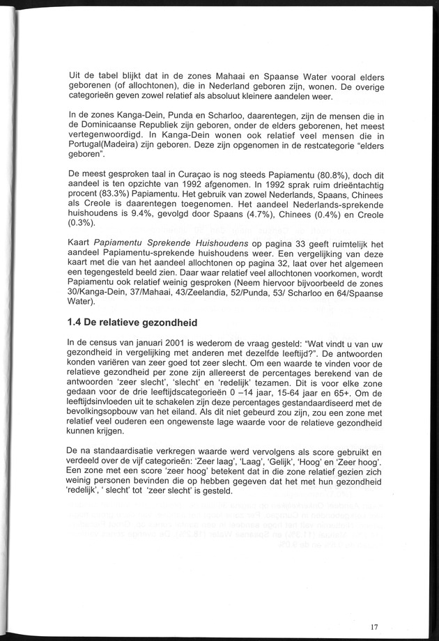 Censusatlas 2001, Curaҫao, Netherlands Antilles - Page 17
