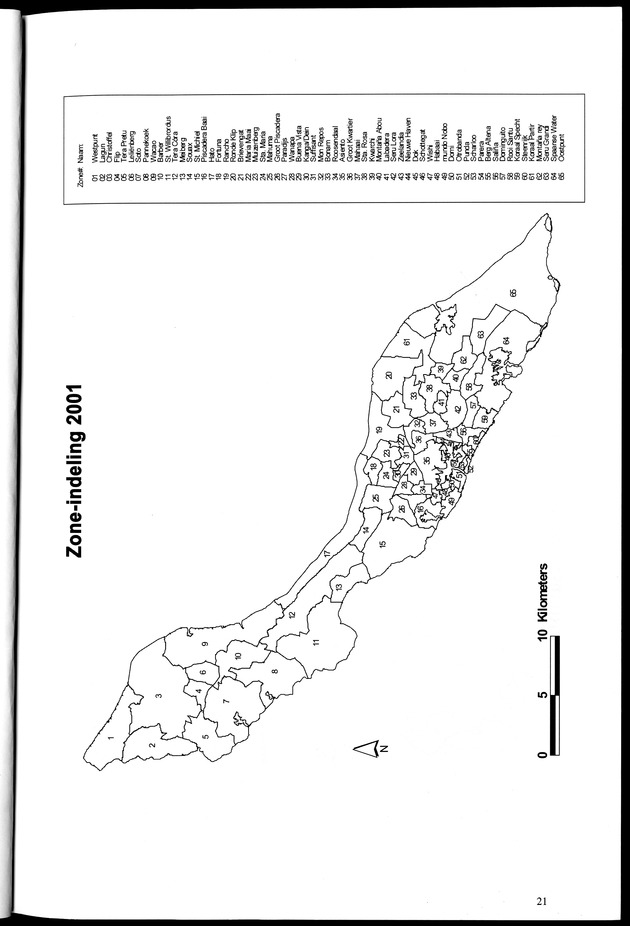 Censusatlas 2001, Curaҫao, Netherlands Antilles - Page 21