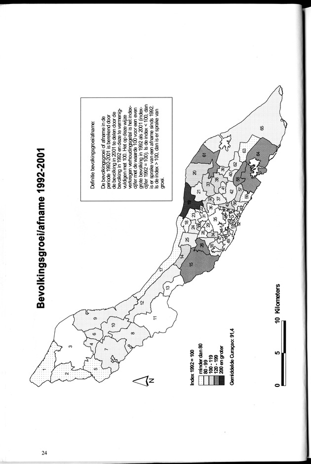Censusatlas 2001, Curaҫao, Netherlands Antilles - Page 24