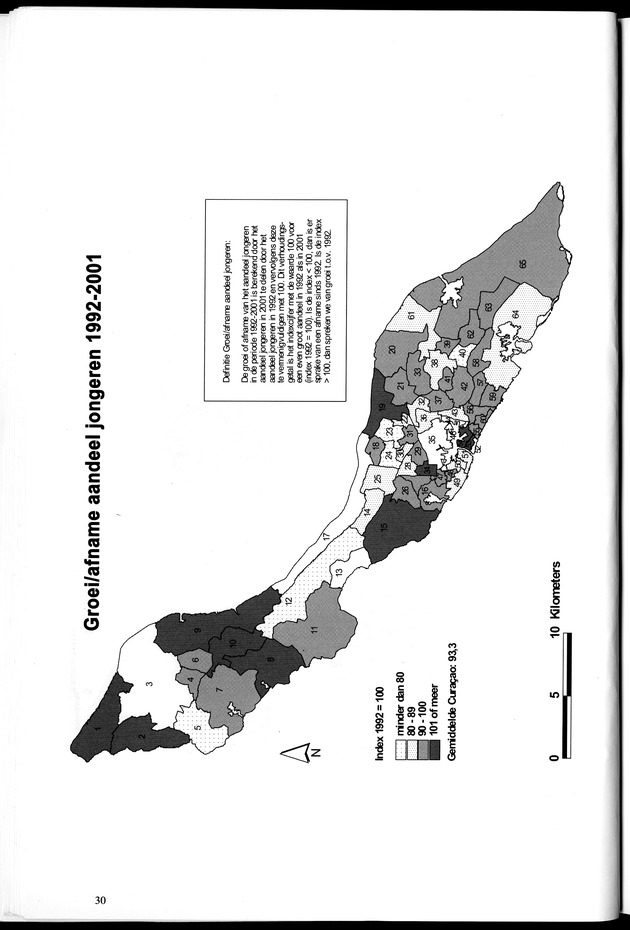 Censusatlas 2001, Curaҫao, Netherlands Antilles - Page 30