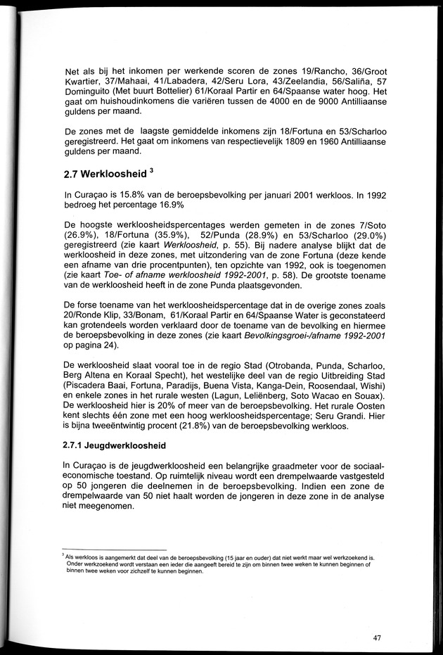 Censusatlas 2001, Curaҫao, Netherlands Antilles - Page 47