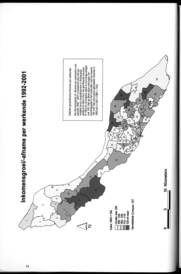 Censusatlas 2001, Curaҫao, Netherlands Antilles - Page 54