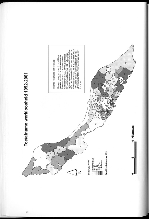 Censusatlas 2001, Curaҫao, Netherlands Antilles - Page 58