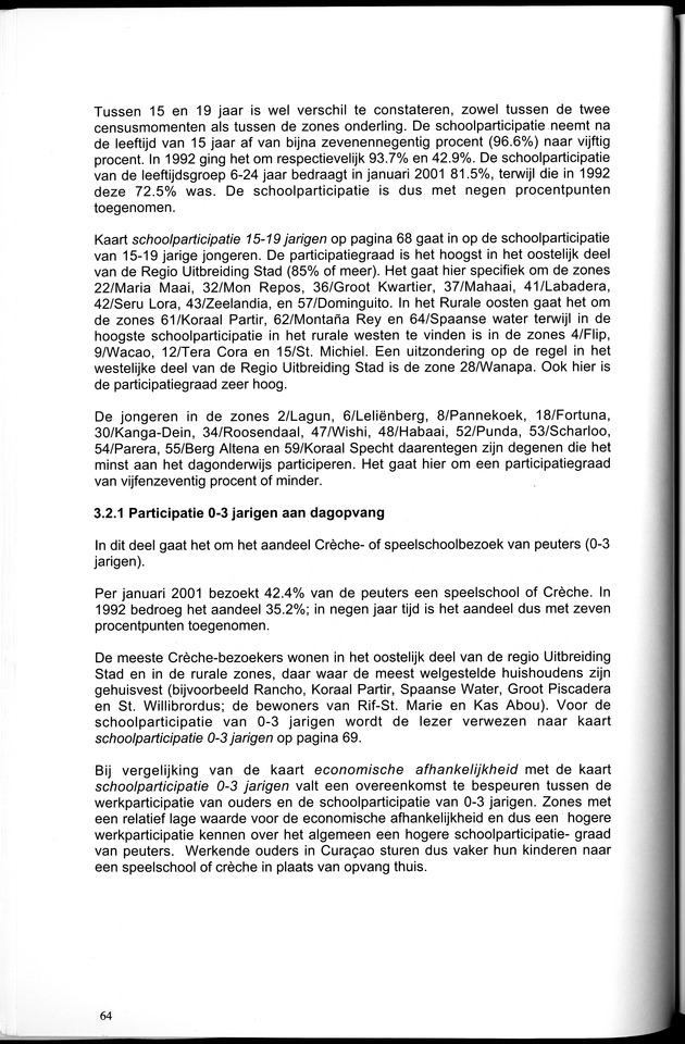 Censusatlas 2001, Curaҫao, Netherlands Antilles - Page 64