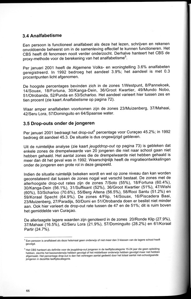 Censusatlas 2001, Curaҫao, Netherlands Antilles - Page 66