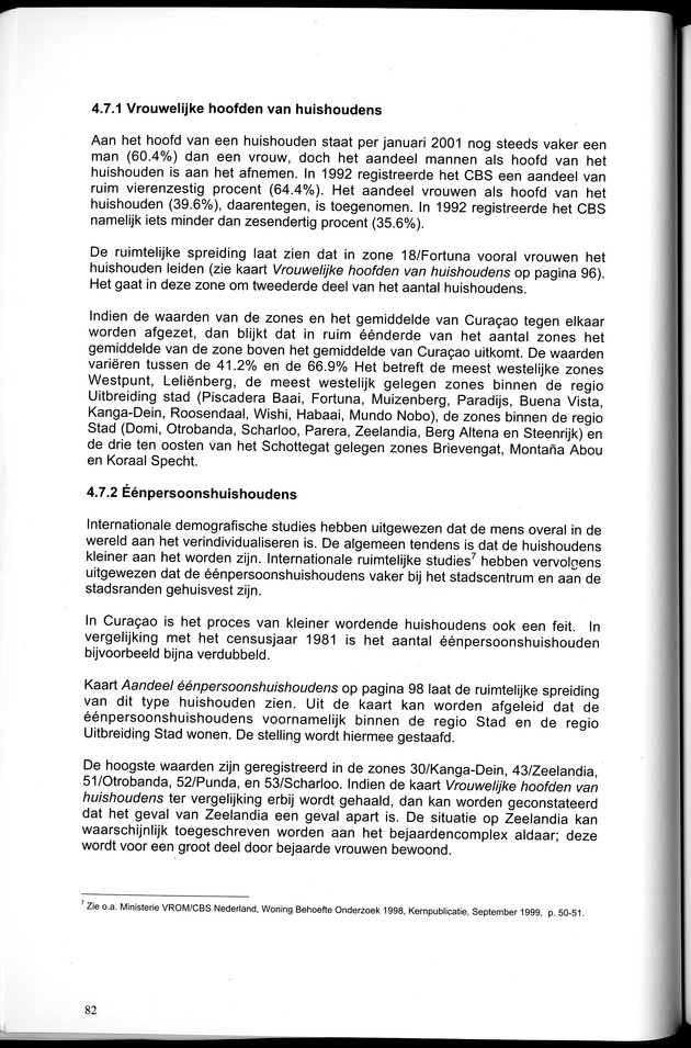 Censusatlas 2001, Curaҫao, Netherlands Antilles - Page 82