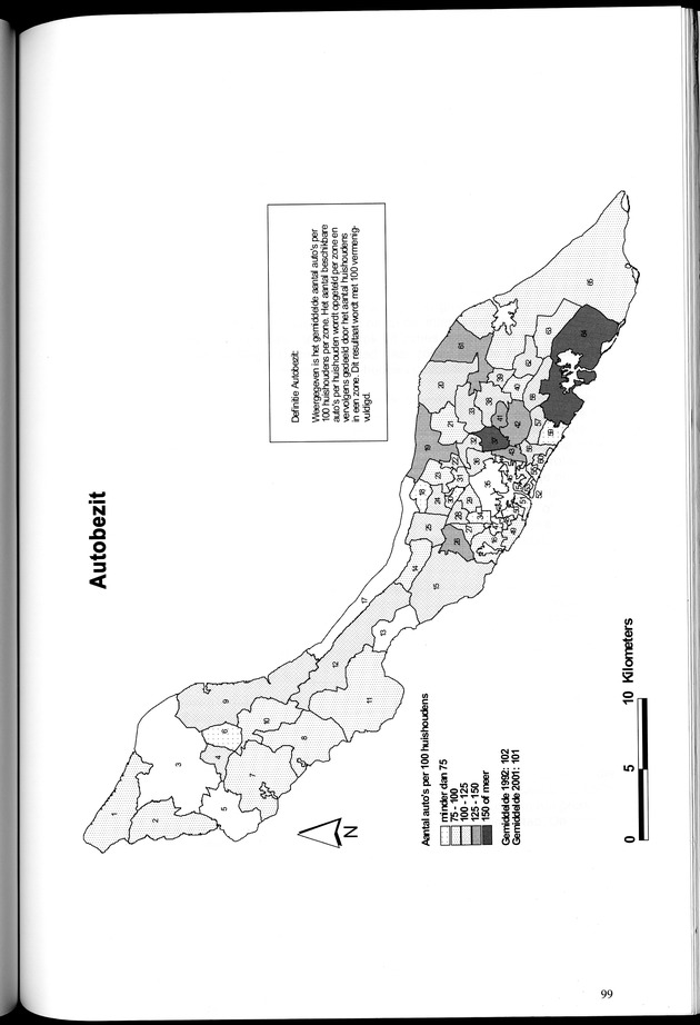 Censusatlas 2001, Curaҫao, Netherlands Antilles - Page 99