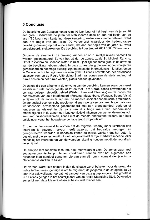 Censusatlas 2001, Curaҫao, Netherlands Antilles - Page 101