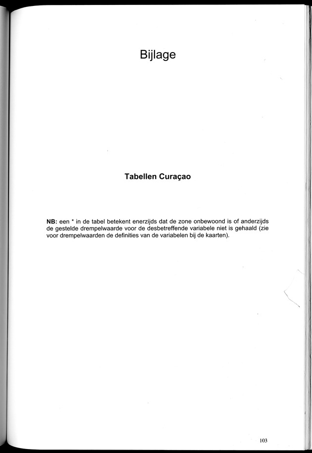 Censusatlas 2001, Curaҫao, Netherlands Antilles - Page 103