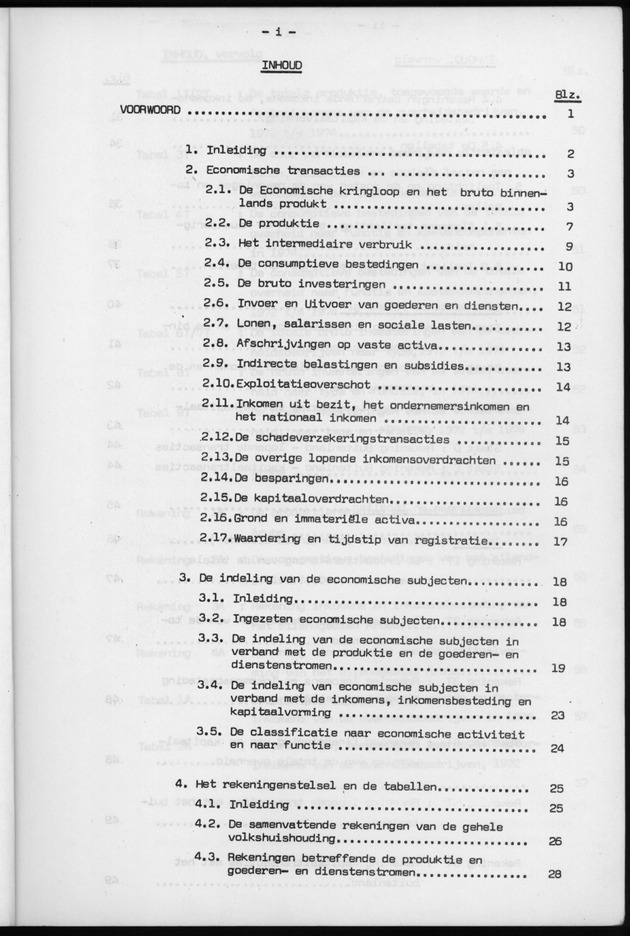 Nationale Rekeningen 1974 - Page i