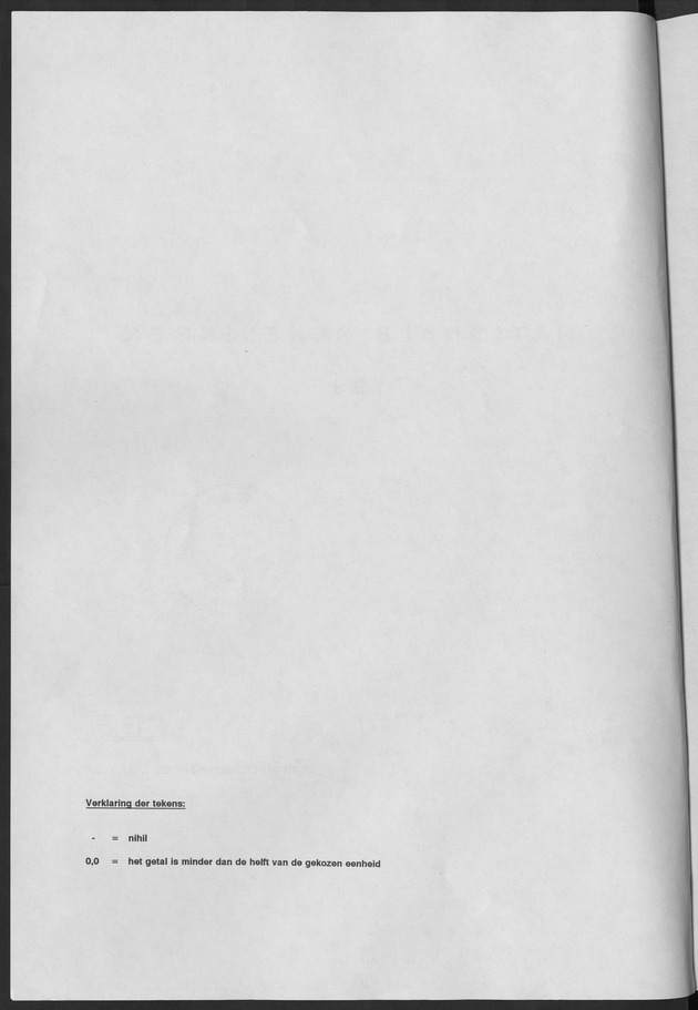 Nationale Rekeningen 1990 - verklaring der tekens