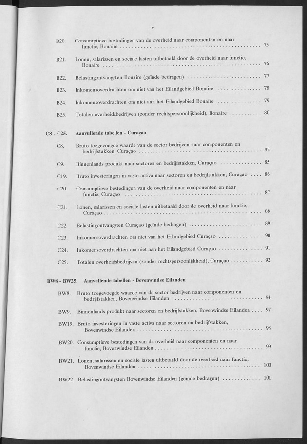 Nationale Rekeningen 1990 - Page v