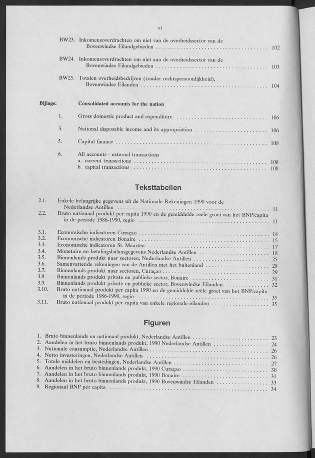 Nationale Rekeningen 1990 - Page vi