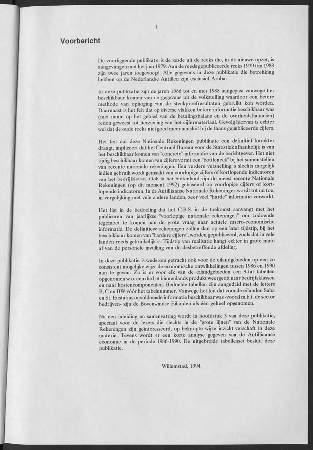 Nationale Rekeningen 1990 - Page 1