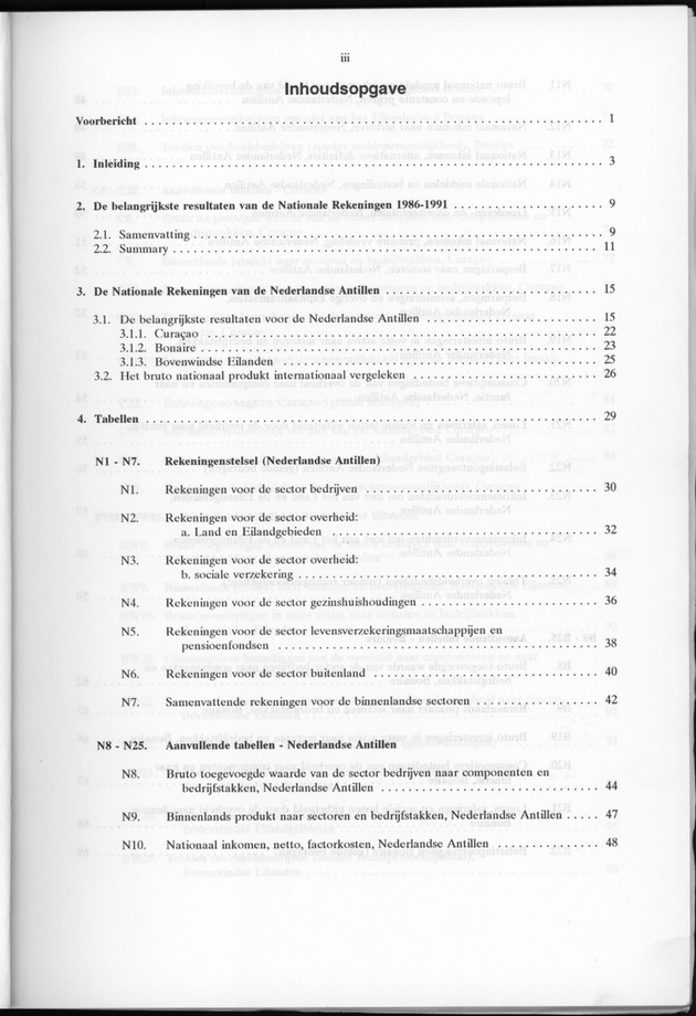 Nationale Rekeningen 1991 - Page iii