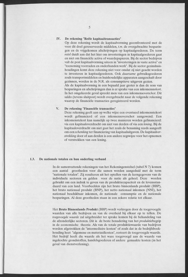 Nationale Rekeningen Nederlandse Antillen 1992 - Page 5