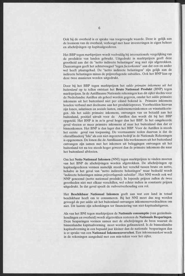 Nationale Rekeningen Nederlandse Antillen 1992 - Page 6
