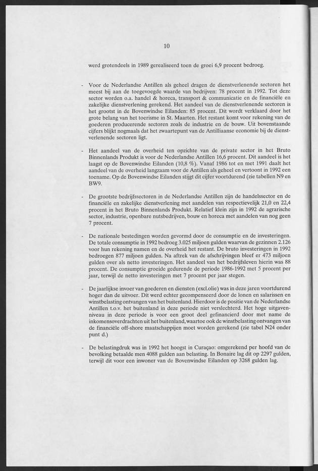 Nationale Rekeningen Nederlandse Antillen 1992 - Page 10