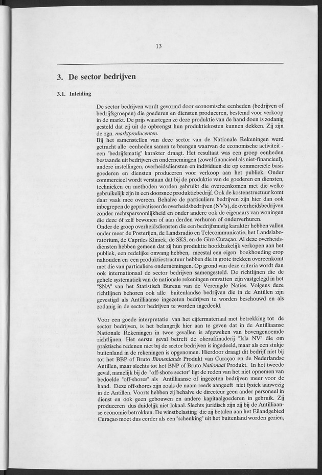 Nationale Rekeningen Nederlandse Antillen 1992 - Page 13