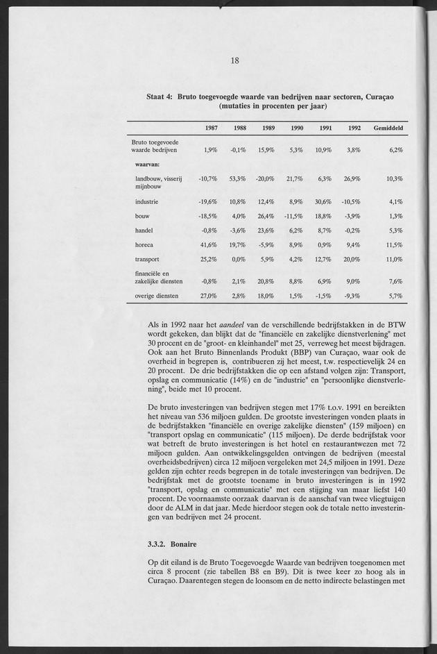 Nationale Rekeningen Nederlandse Antillen 1992 - Page 18