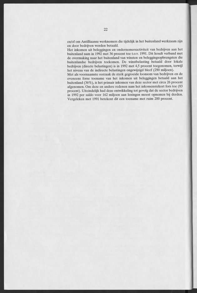 Nationale Rekeningen Nederlandse Antillen 1992 - Page 22