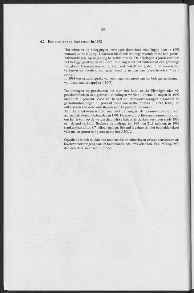 Nationale Rekeningen Nederlandse Antillen 1992 - Page 30