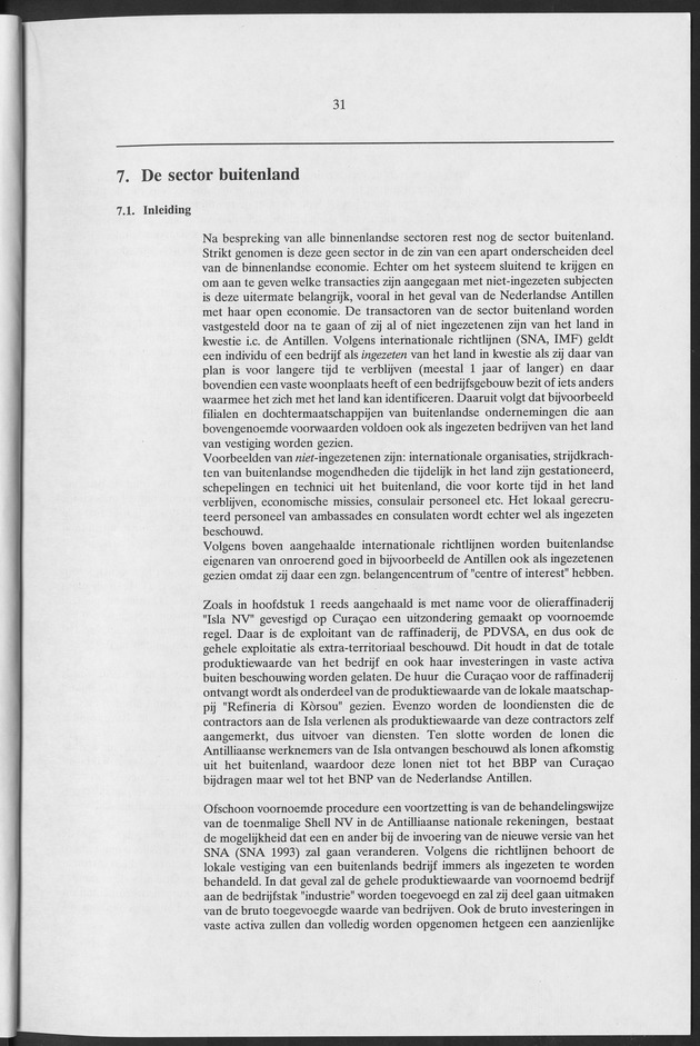 Nationale Rekeningen Nederlandse Antillen 1992 - Page 31
