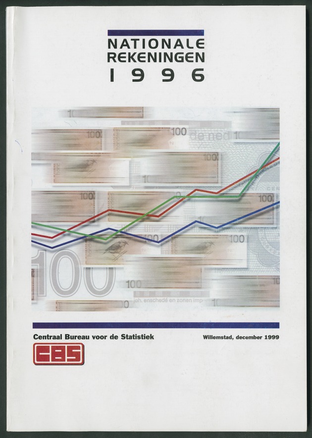 Nationale Rekeningen 1996 - Front Cover