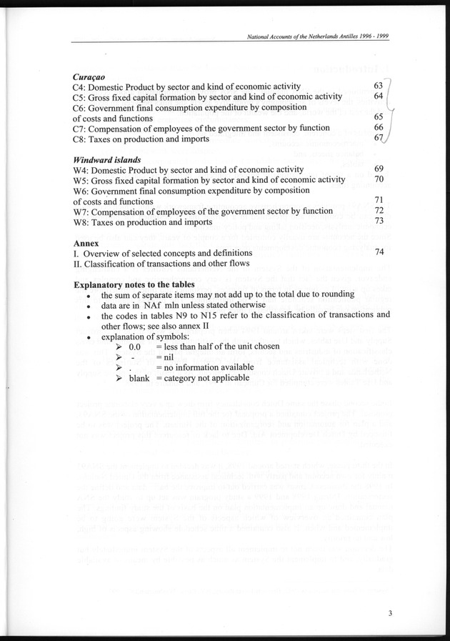 National Accounts Netherlands Antilles 1996-1999 - Page 3