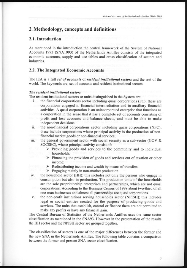 National Accounts Netherlands Antilles 1996-1999 - Page 7