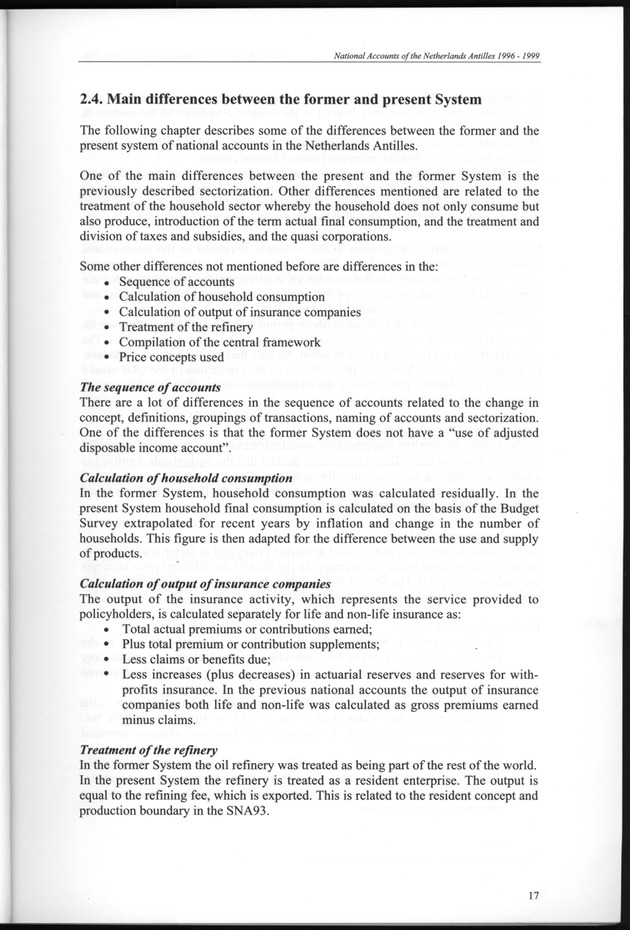 National Accounts Netherlands Antilles 1996-1999 - Page 17