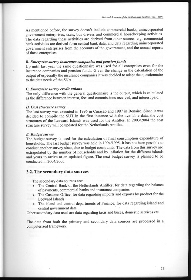 National Accounts Netherlands Antilles 1996-1999 - Page 21