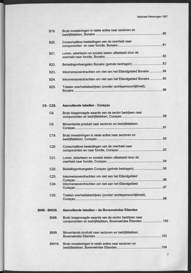 Nationale Rekeningen 1997 - Page 7