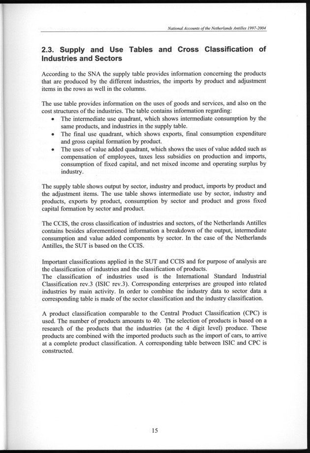 National Accounts Netherlands Antilles 1997-2004 - Page 15