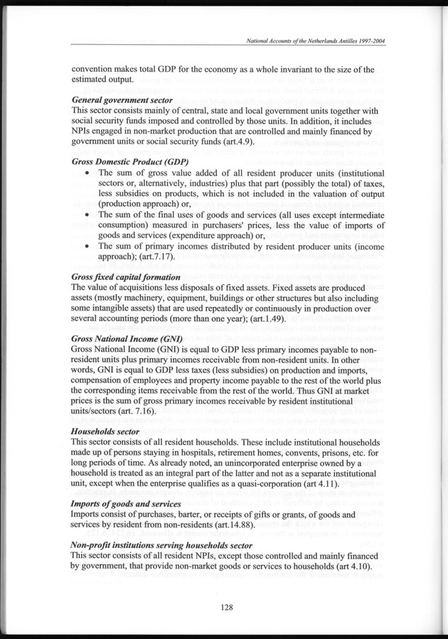 National Accounts Netherlands Antilles 1997-2004 - Page 128