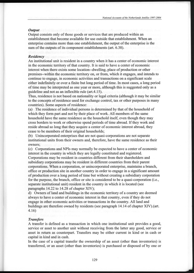 National Accounts Netherlands Antilles 1997-2004 - Page 129