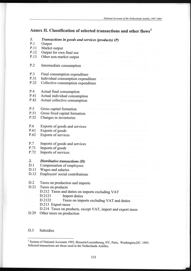National Accounts Netherlands Antilles 1997-2004 - Page 131