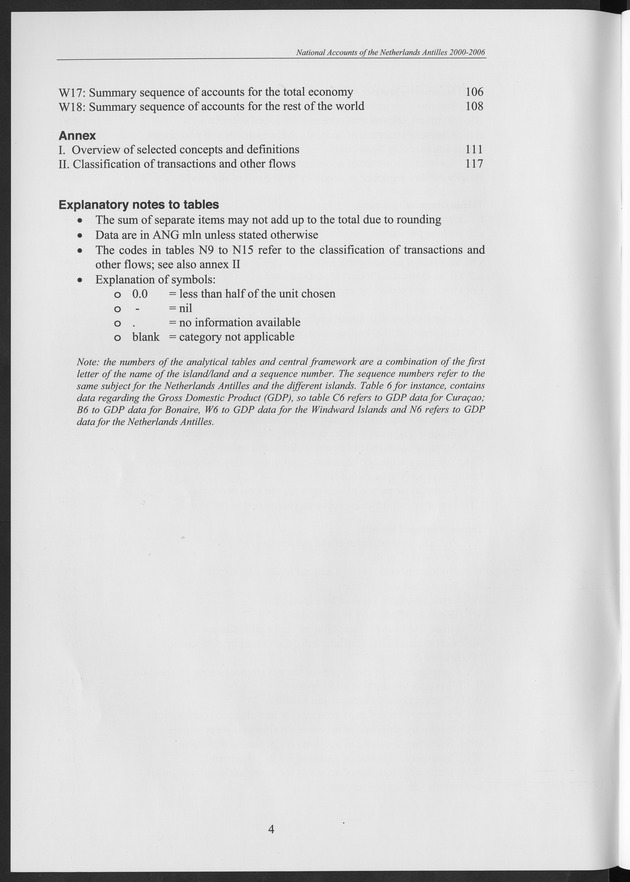 National Accounts Netherlands Antilles 2000-2006 - Page 4