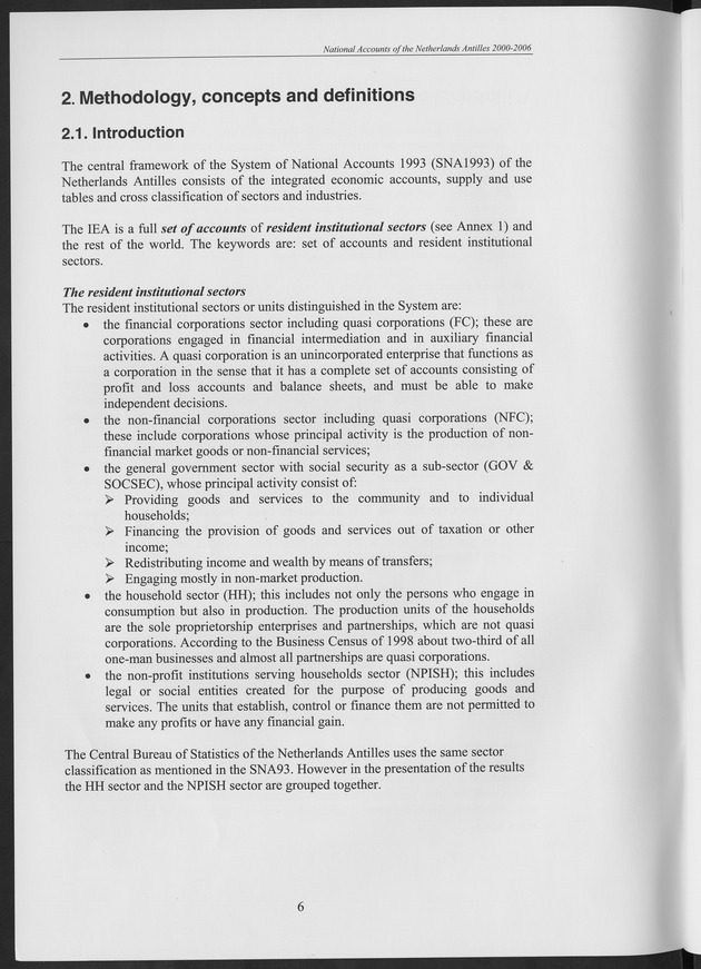 National Accounts Netherlands Antilles 2000-2006 - Page 6
