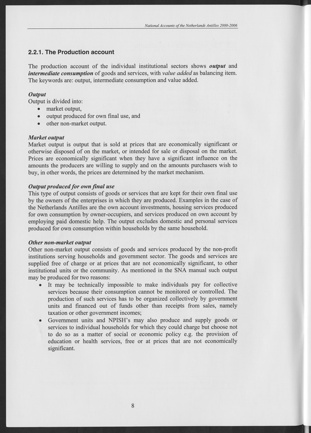 National Accounts Netherlands Antilles 2000-2006 - Page 8