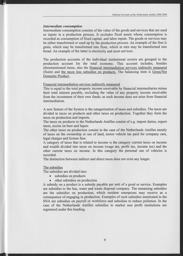 National Accounts Netherlands Antilles 2000-2006 - Page 9