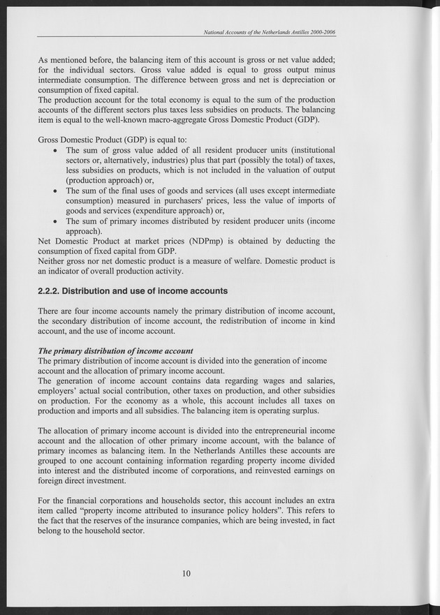 National Accounts Netherlands Antilles 2000-2006 - Page 10