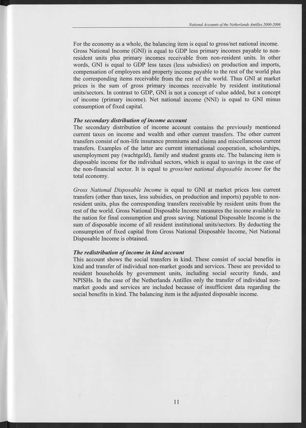 National Accounts Netherlands Antilles 2000-2006 - Page 11