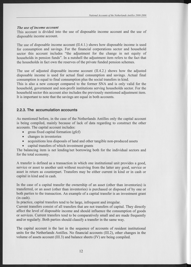 National Accounts Netherlands Antilles 2000-2006 - Page 12