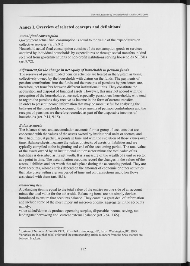 National Accounts Netherlands Antilles 2000-2006 - Page 112