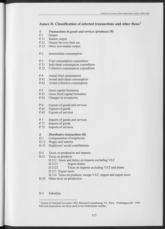 National Accounts Netherlands Antilles 2000-2006 - Page 117