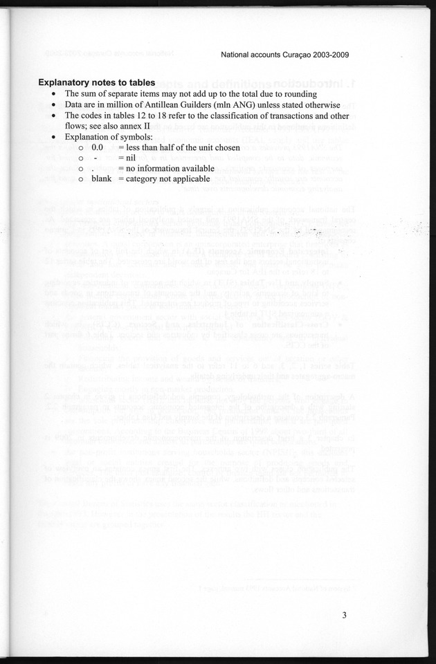 National Accounts Curacao 2003-2009 - Page 3
