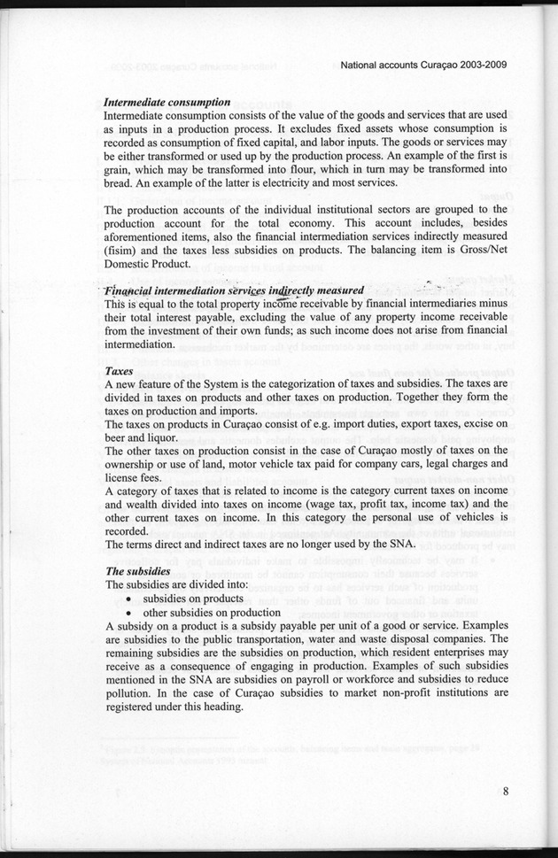 National Accounts Curacao 2003-2009 - Page 8