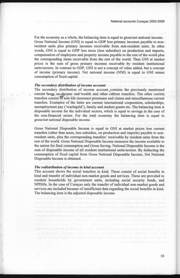 National Accounts Curacao 2003-2009 - Page 10