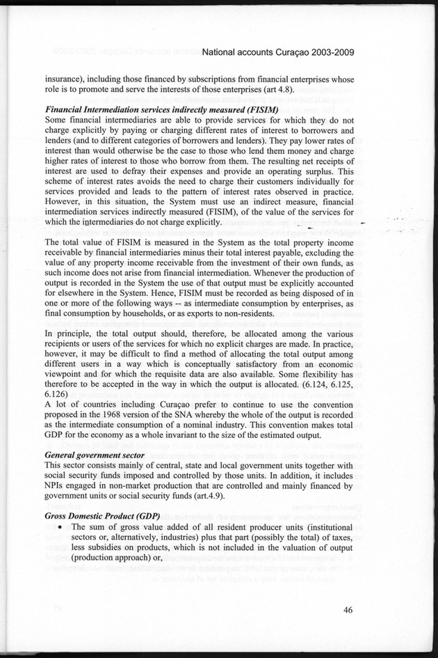 National Accounts Curacao 2003-2009 - Page 46